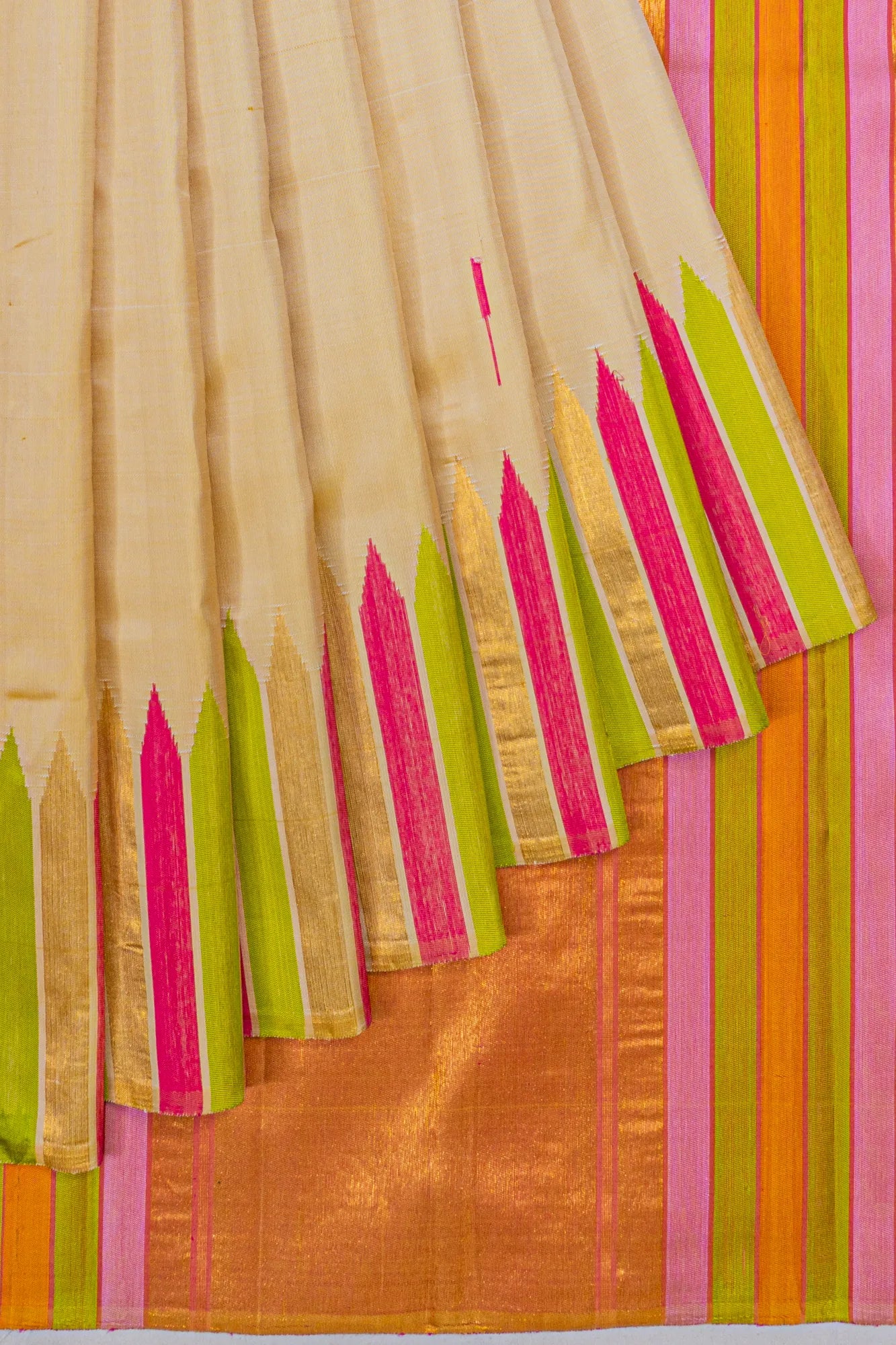 Paithani Silk — Lotus Pallu